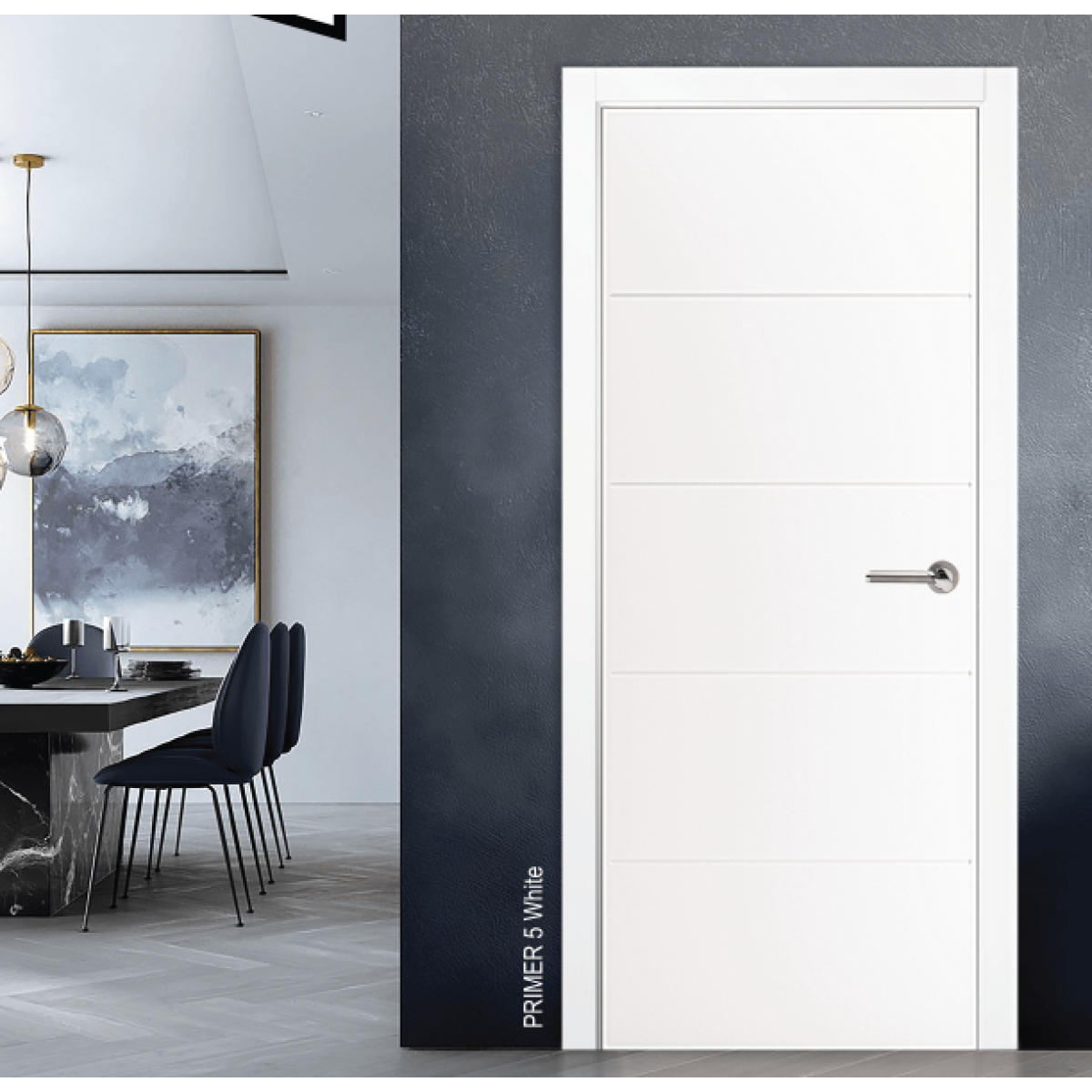 Міжкімнатні двері Primer 5 white